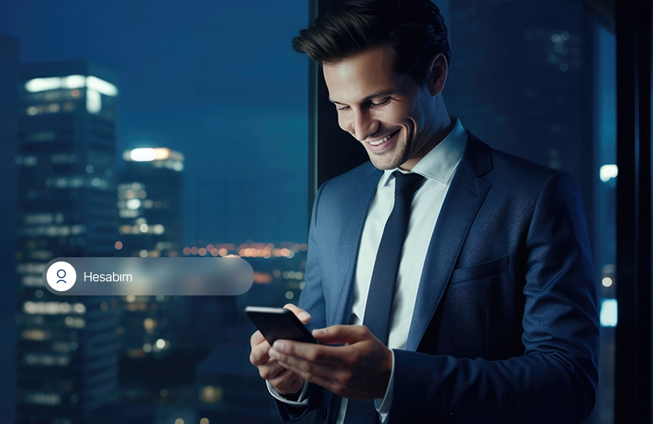 Işıklar Menkul Mobil Uygulaması hesap ekranı